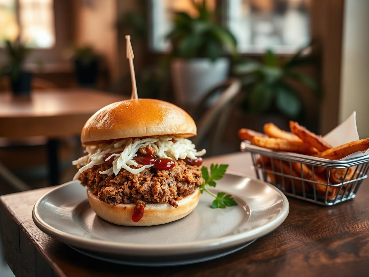 Pulled Pork Burger