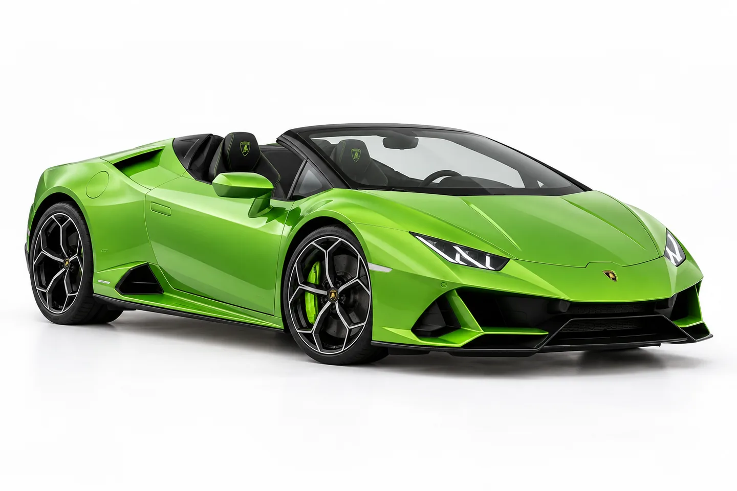 Image d'illustration d'une Lamborghini Huracán Evo Spyder (représentation générique du modèle) — pas une photo de la voiture annoncée