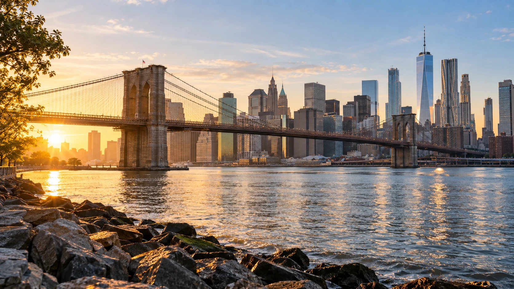 Illustration éditoriale de New York City le matin