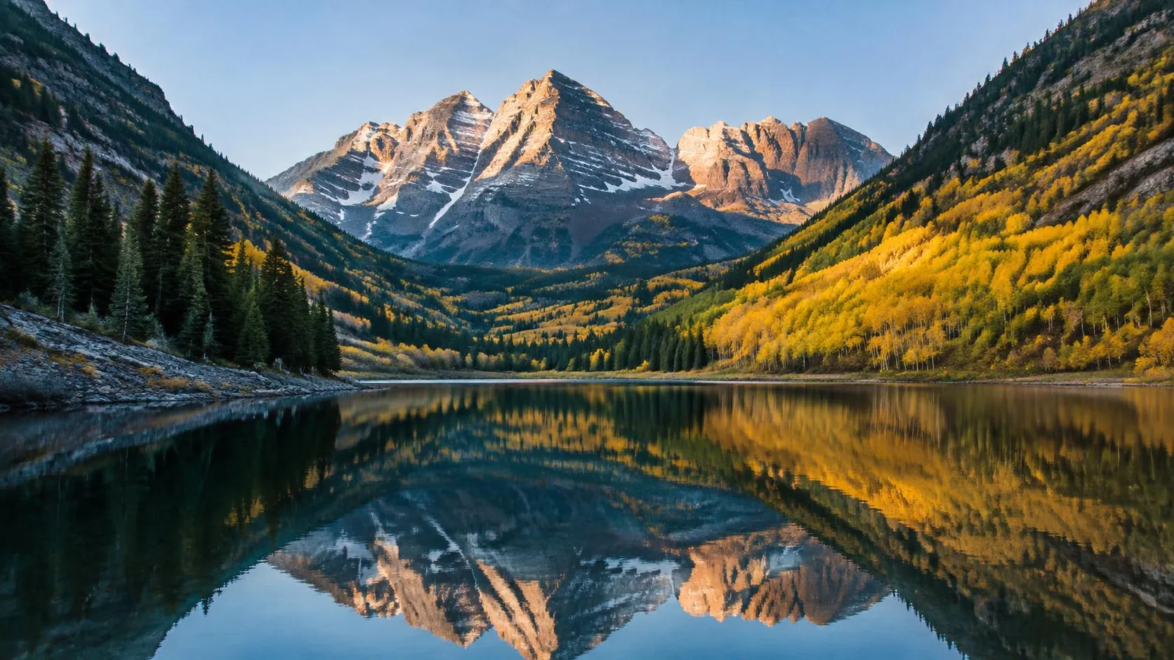Illustration éditoriale de Aspen le matin