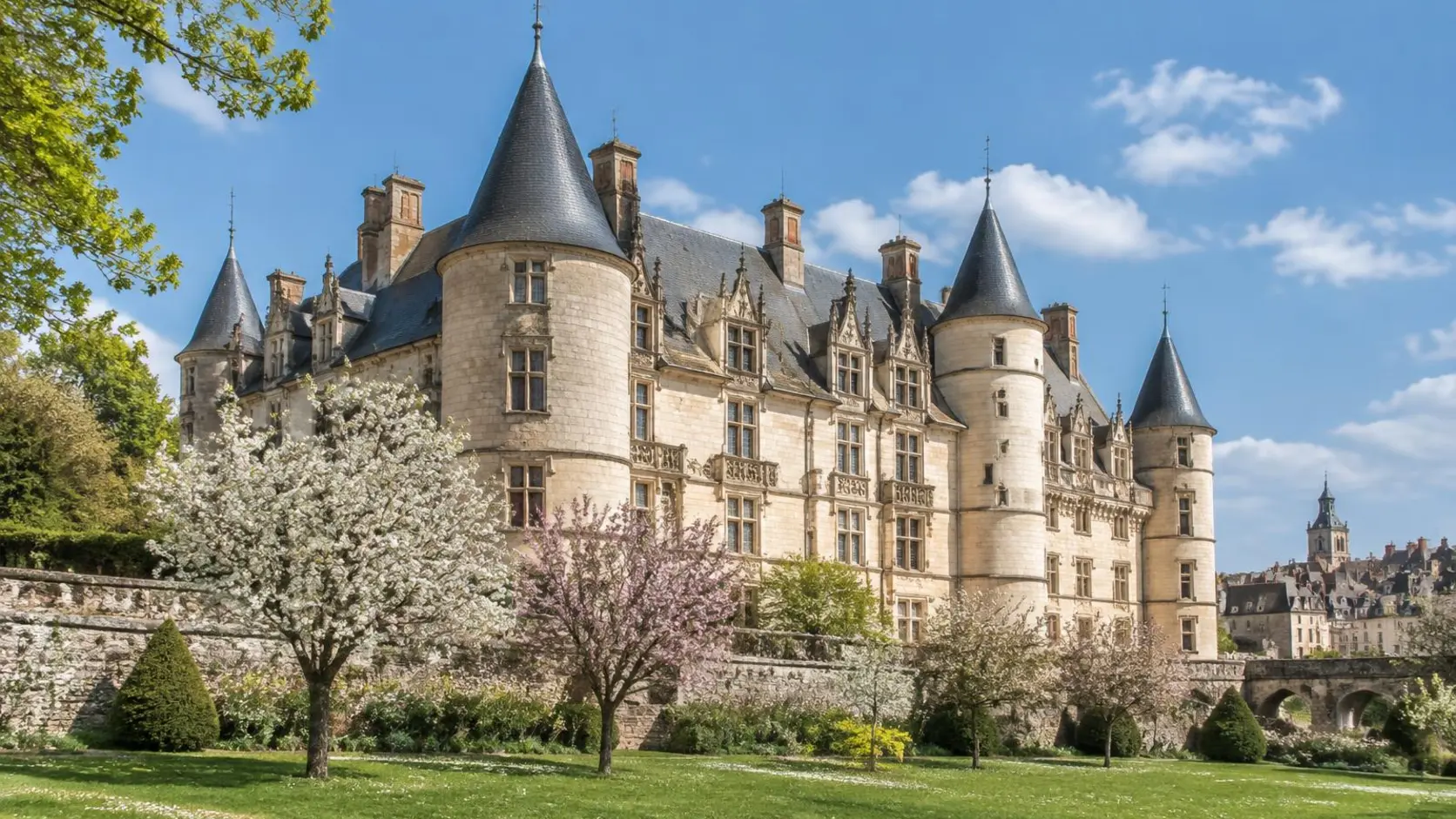 Illustration éditoriale de Nevers le matin
