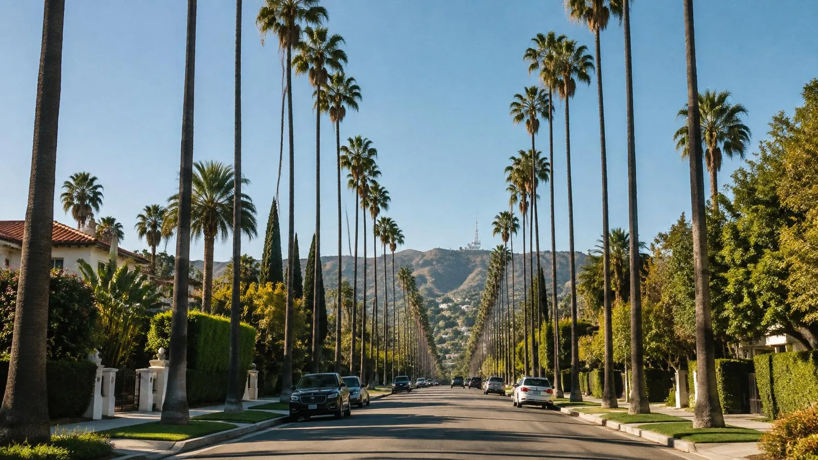 Illustration éditoriale de Los Angeles le matin