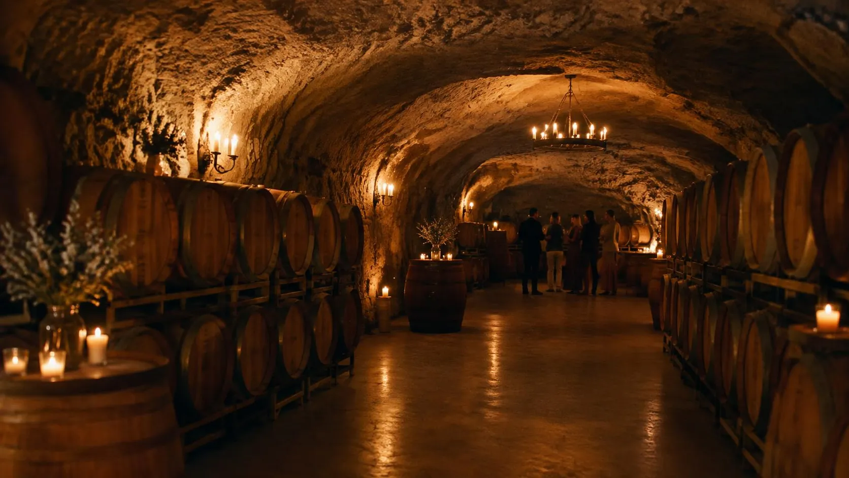 Illustration éditoriale de Vignobles de Californie le soir