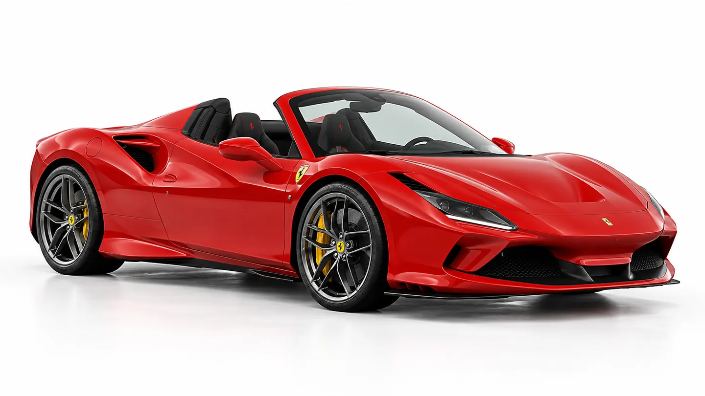 Image d'illustration d'une Ferrari F8 Spider — pas une photo de la voiture annoncée