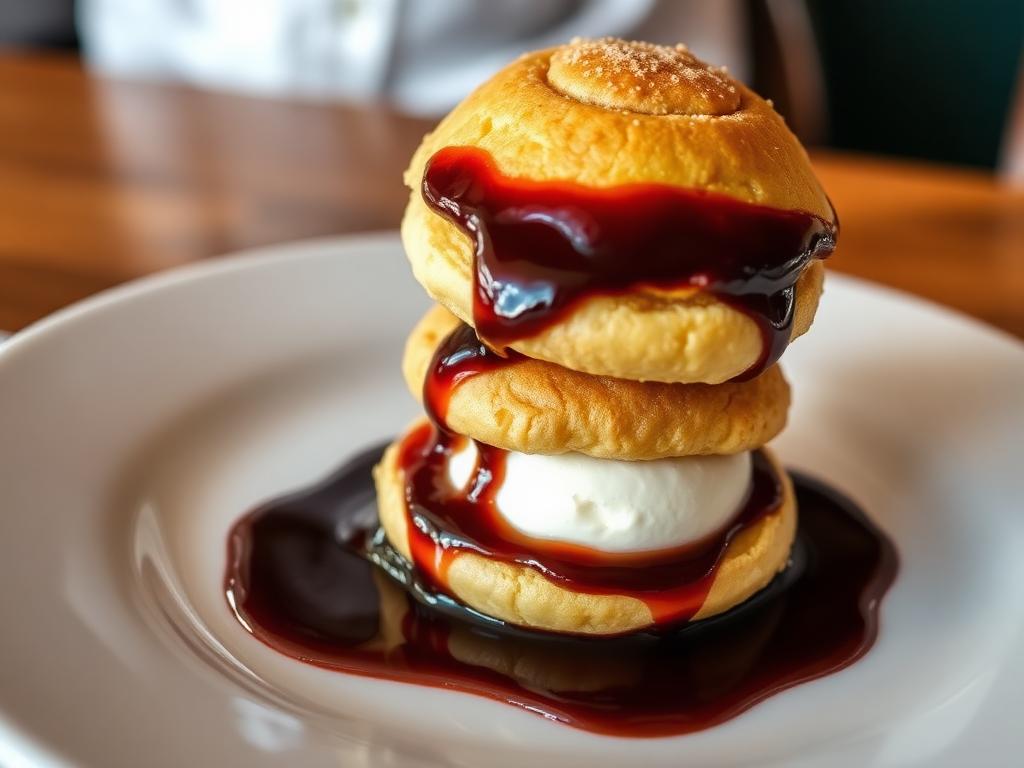 Profiteroles al cioccolato
