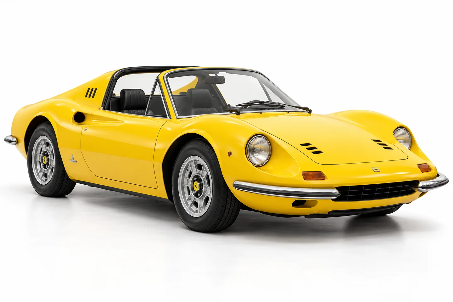 Image d'illustration d'une Ferrari Dino 246 GTS — pas une photo de la voiture annoncée
