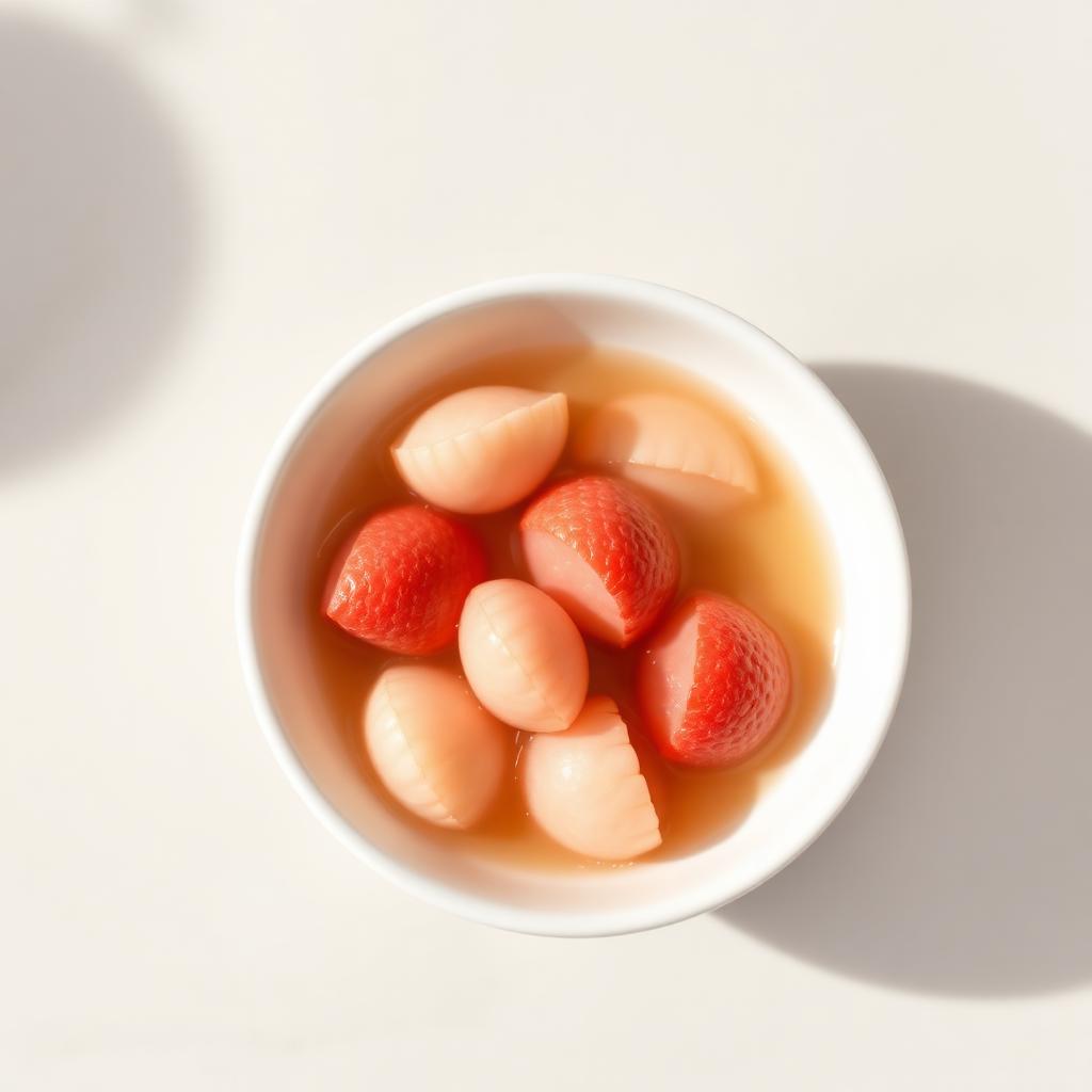 Litchis au sirop