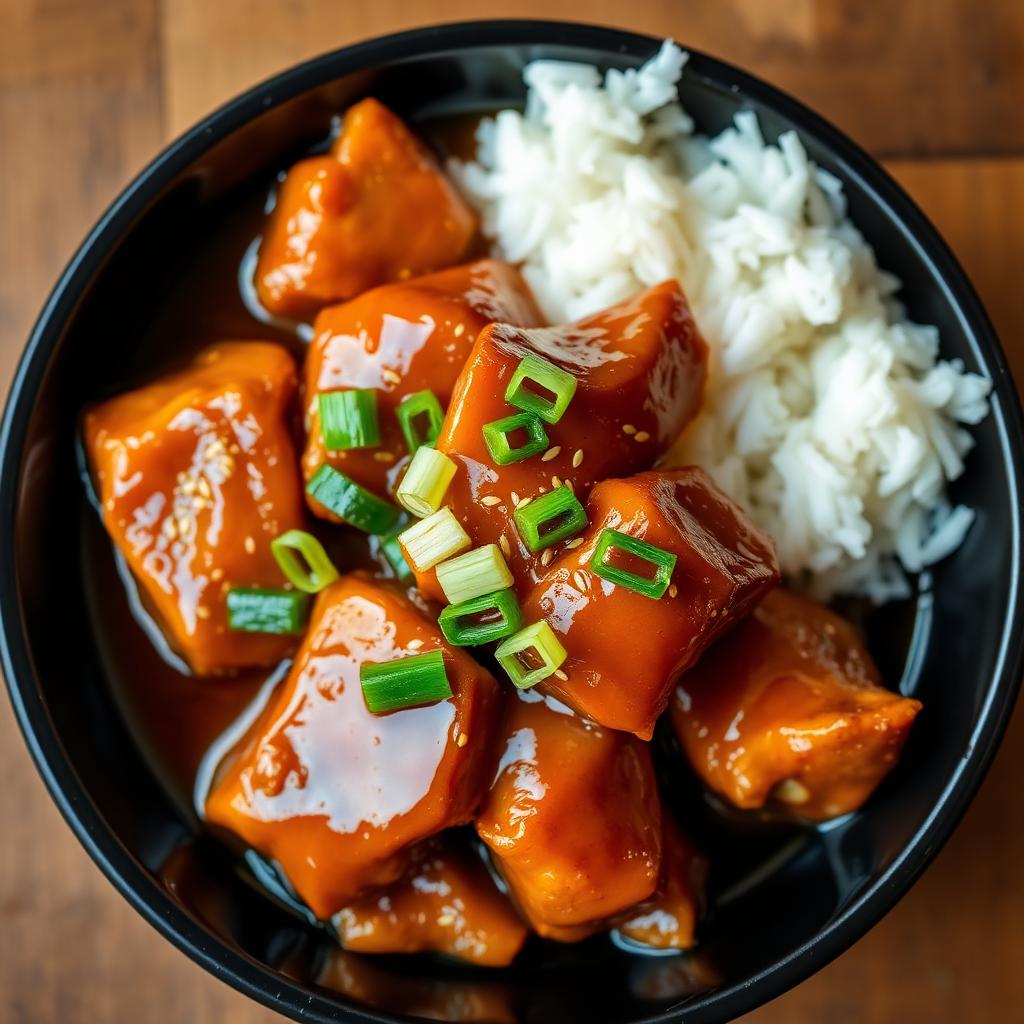 Poulet caramel